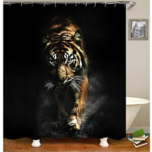 Rideau de douche Tigre 180x200 cm
